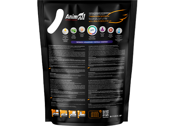 Наполнитель AnimAll силикагель с индикатором PH 3 л (4820224500218) - изображение 2