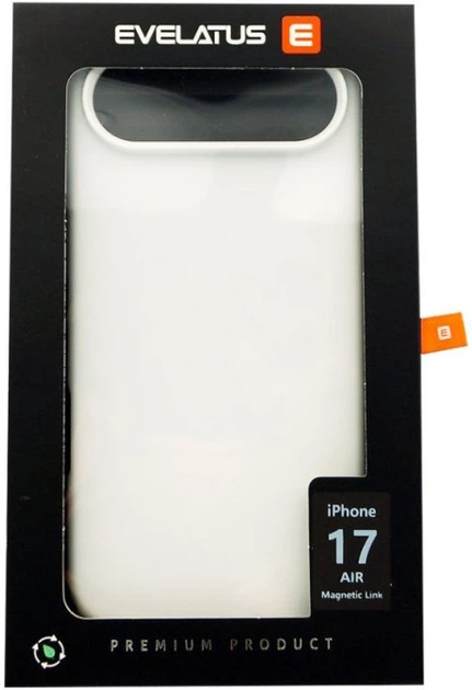 Панель Evelatus Premium Magsafe Soft Touch Silicone для Apple iPhone 17 Air White (EVEAPP17APMSCSW) - зображення 3