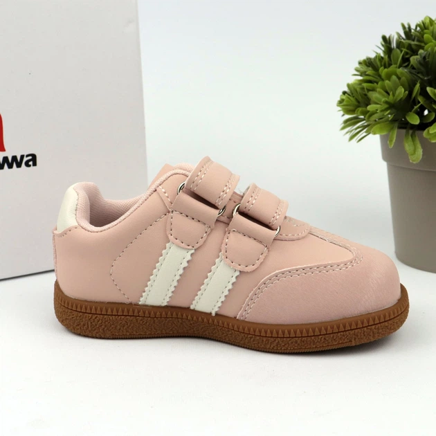 Дитячі закриті кросівки весна/осінь Apawwa (ABC0351P pink) Розмір 22, 14.3 см - зображення 4