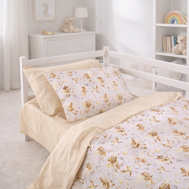 Простынь MirSon Полуторная 150х220 см Kids Time 17-0915 Soft Grace Бязь (2200012566855) - Фото 5 Простынь MirSon Полуторная 150х220 см Kids Time 17-0915 Soft Grace Бязь (2200012566855) - изображение 5