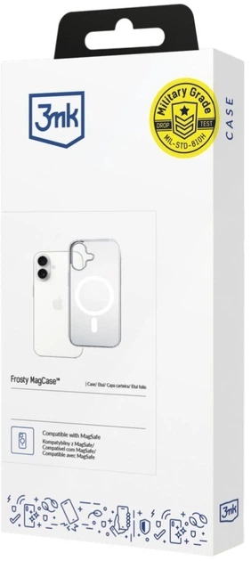 Чохол 3MK Frosty MagCase для Apple iPhone 17 White (5903108664479) - зображення 3