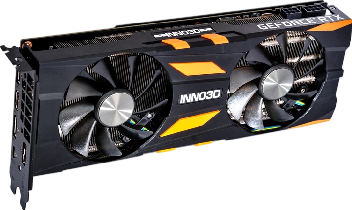 Видеокарта GeForce RTX 2070 8GB Inno3D X2 OC (N20702-08D6X-2511683) Б/У - Фото 2 Видеокарта GeForce RTX 2070 8GB Inno3D X2 OC (N20702-08D6X-2511683) Б/У - изображение 2