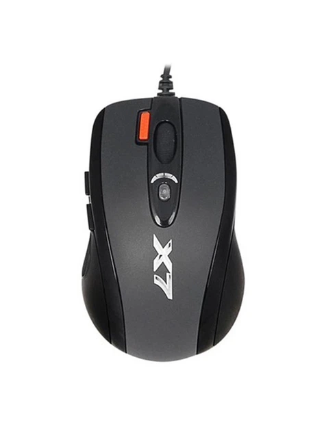 Игровая мышь проводная A4Tech X-710BK черная USB - Фото 1 Игровая мышь проводная A4Tech X-710BK черная USB - изображение 1