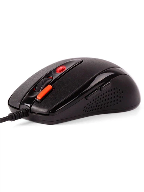 Игровая мышь проводная A4Tech X-710BK черная USB - Фото 2 Игровая мышь проводная A4Tech X-710BK черная USB - изображение 2