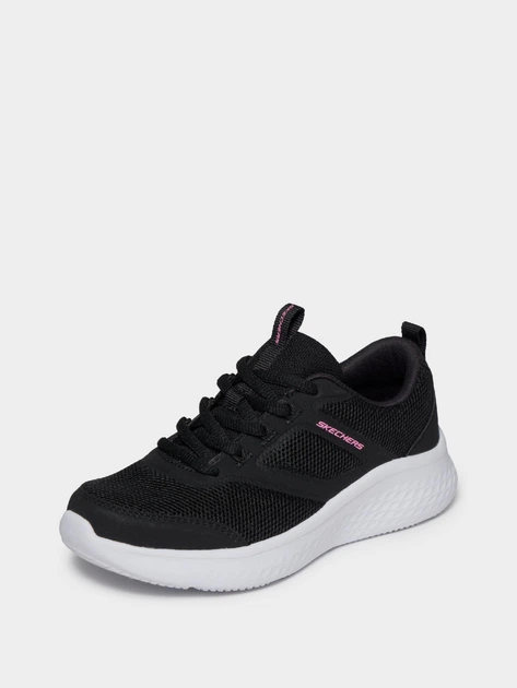 Дитячі кросівки для дівчат Skechers 35 чорний 303987L BLK - Фото 4 Дитячі кросівки для дівчат Skechers 35 чорний 303987L BLK - зображення 4