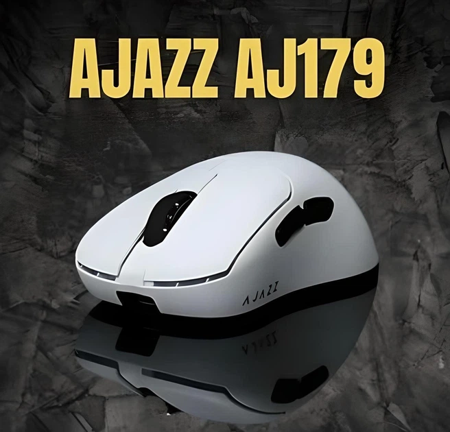 Ajazz AJ179 PAW3395 Бездоротова ігрова миша, Біла - Фото 6 Ajazz AJ179 PAW3395 Бездоротова ігрова миша, Біла - зображення 6