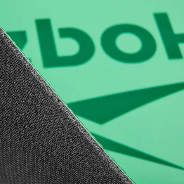 Килимок для йоги Reebok Natural Rubber Yoga Mat 4 мм, зелений - Фото 2 Килимок для йоги Reebok Natural Rubber Yoga Mat 4 мм, зелений - изображение 2