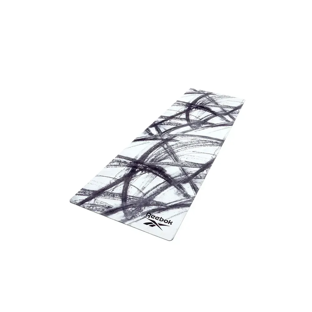 Килимок для йоги Reebok Natural Rubber Yoga Mat 32 мм, біло-сірий - Фото 5 Килимок для йоги Reebok Natural Rubber Yoga Mat 32 мм, біло-сірий - изображение 5
