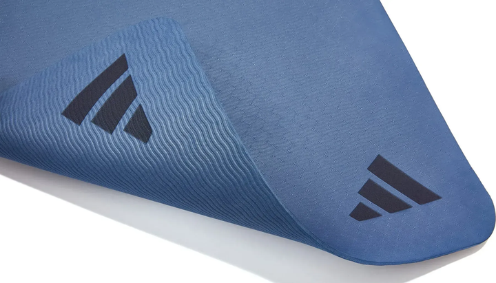 Килимок для йоги Adidas Premium Yoga Mat 5 мм, синій - изображение 5