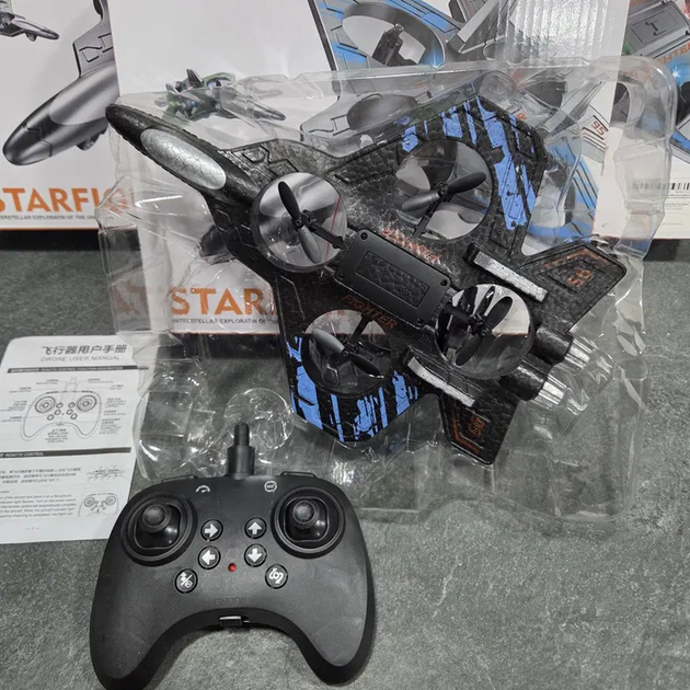 Игрушка-самолет на радиоуправлении Figteh Plane 2.4G Blue / Радиоуправляемый Истребитель / Аккумуляторный - изображение 5