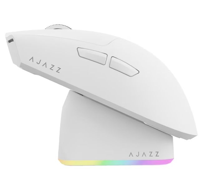 Миша ігрова бездротова, ajazz aj139 ms v3,біла – фото, отзывы
