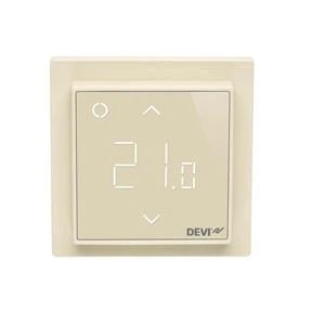 Терморегулятори DEVIreg™ Smart слонова кістка. Підключення Wi-Fi, сенсорний, інтелектуальний таймер (140F1142) - Фото 1 Терморегулятори DEVIreg™ Smart слонова кістка. Підключення Wi-Fi, сенсорний, інтелектуальний таймер (140F1142) - зображення 1