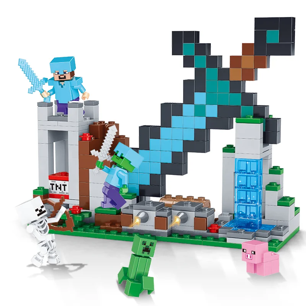 Конструктор Minecraft АА8003 Залог меча с фигурками 359 деталей Майнкрафт MineWorld My World - изображение 8