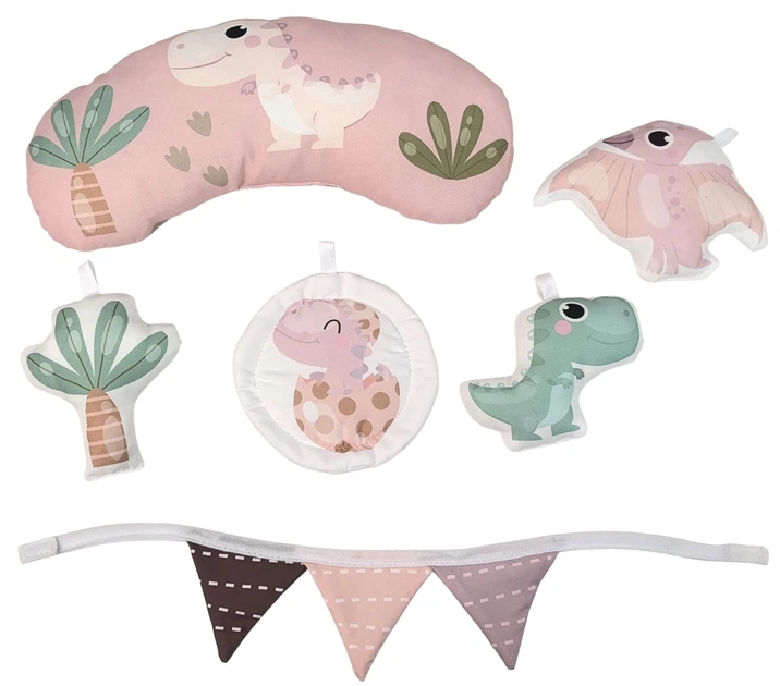 Сенсорний килимок TinyMini розвивальний Dino Pink CC9881 (5907090700962) - зображення 12