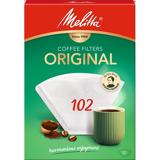 Фільтри для кави пуровер паперові 1x2 Melitta білі - зображення 2
