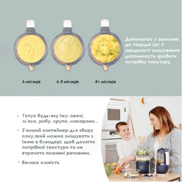 Блендер-пароварка Babymoov Nutribaby+ XL - изображение 4