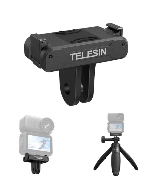 Адаптер магнітний TELESIN з двома захопленнями для DJI OSMO Nano DJI Osmo Action 6 код S7-JBK-25-TDJ - зображення 2