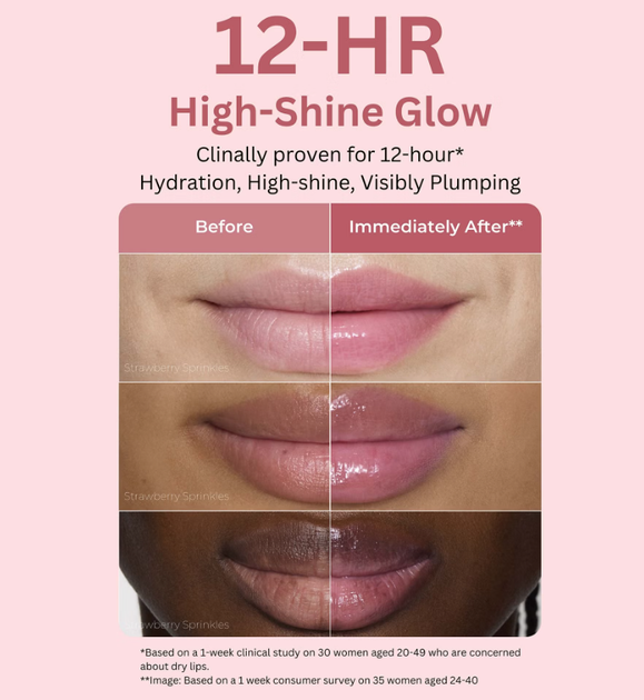 Сыворотка-тент для губ Laneige Glaze Craze Tined Lip Serum STRAWBERRY SPRINKLES (12G) - изображение 5
