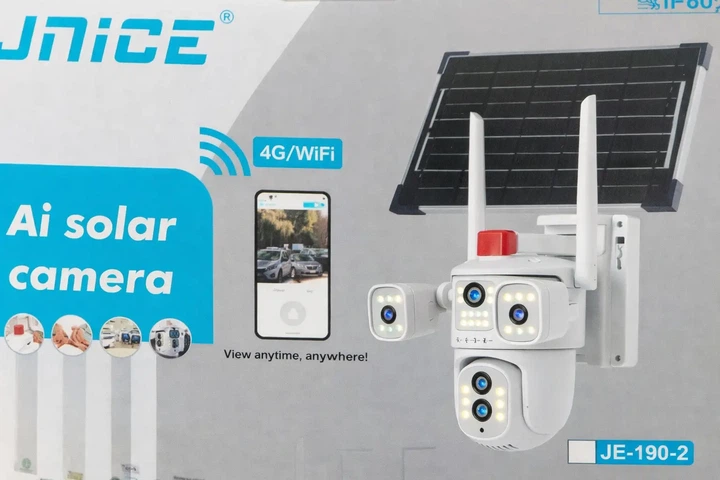 Відеокамера 4K Мультилінзова 360-градусна IP-камера чотири об'єктиви 8-мегапіксельна нічне бачення - зображення 2