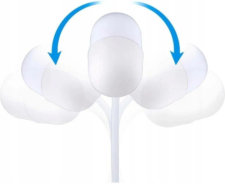 Lampa biurkowa LED Grundig 3w1 ładowarka do telefonu, głośnik Bluetooth Biała G254 (8711252472546) - obraz 4