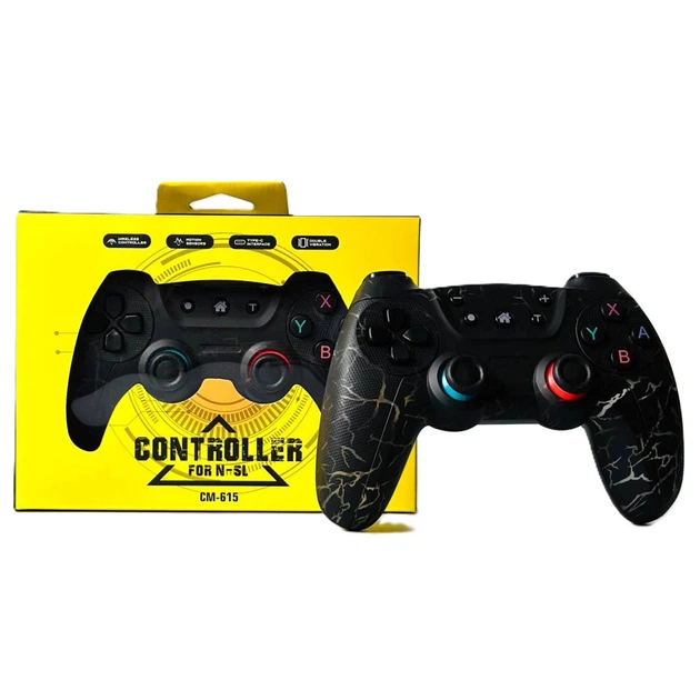 Бездротовий геймпад CM-615 Black Cracks RGB 400mAh (N-Switch, Steam, PC, Android, iOS) - зображення 8