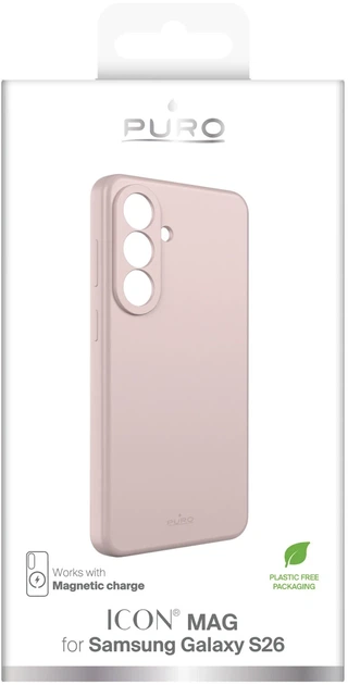 Чохол Puro Icon Mag для Samsung Galaxy S26 Pink (8018417537172) - зображення 2