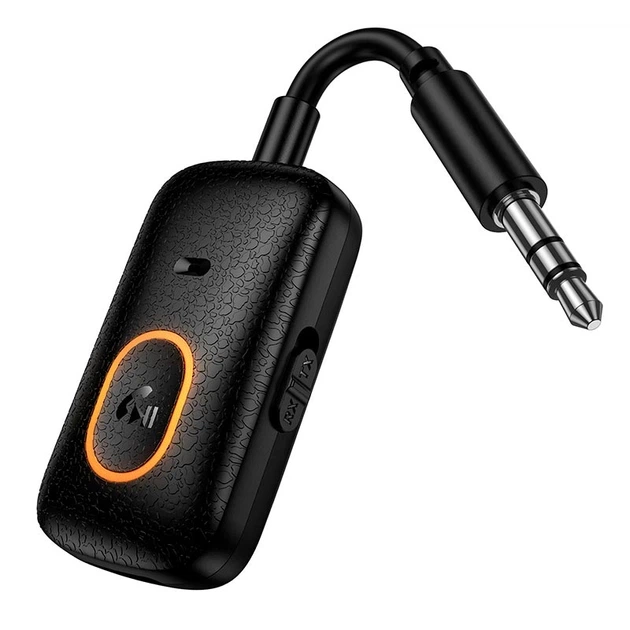 Bluetooth-адаптер-приемник для автомобиля и наушников Hoco E151 AUX 3,5 мм с микрофоном Черный - изображение 2