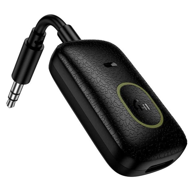 Bluetooth-адаптер-приемник для автомобиля и наушников Hoco E151 AUX 3,5 мм с микрофоном Черный - изображение 4