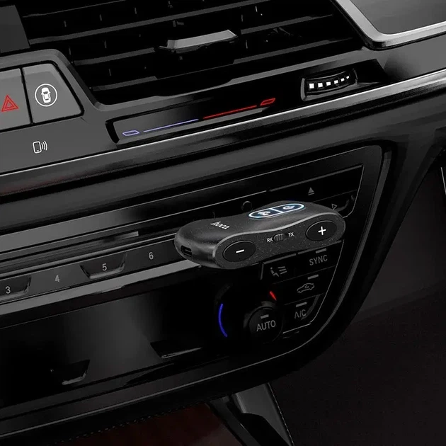 Bluetooth-адаптер-приемник Hoco E73 Pro AUX 3,5 мм, поддержкой TF-карт и микрофоном Черный - Фото 5 Bluetooth-адаптер-приемник Hoco E73 Pro AUX 3,5 мм, поддержкой TF-карт и микрофоном Черный - изображение 5
