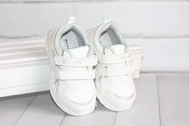 Кросівки для дівчинки білі Weestep Розмір 22 14.3 см устілка W1813 - изображение 4