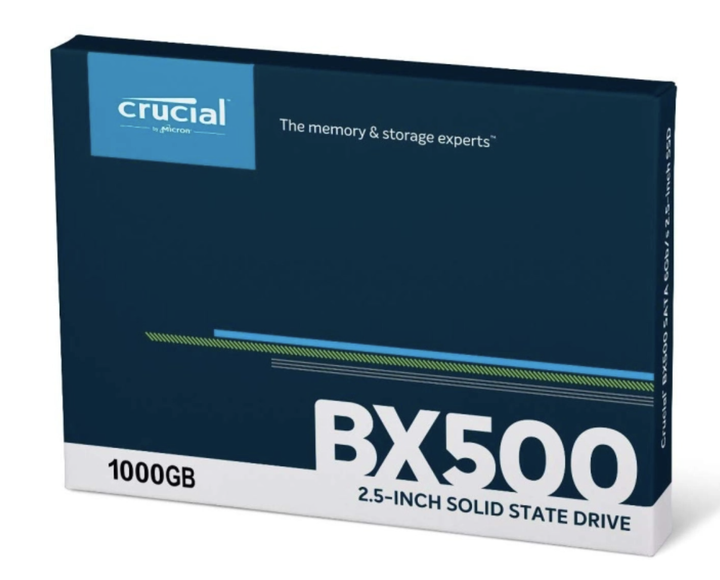 Накопичувач SSD Micron 2.5" 1TB (CT1000BX500SSD1) - изображение 6