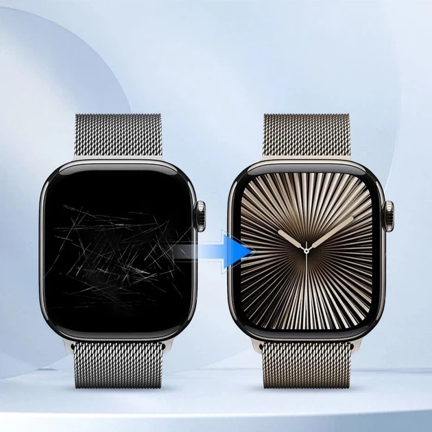 Захисна плівка Tech-Protect Hydro Flex+ для Garmin Venu 4 45 mm Clear (2 pack) (5906302392841) - Фото 4 Захисна плівка Tech-Protect Hydro Flex+ для Garmin Venu 4 45 mm Clear (2 pack) (5906302392841) - зображення 4