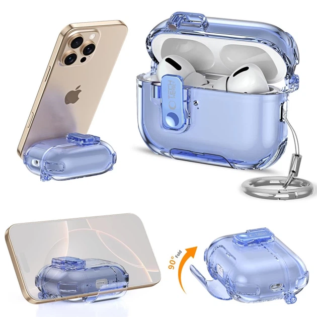 Чохол для навушників Tech-Protect Bounce Pro для AirPods Pro 3 Clear (5906302392681) - зображення 5