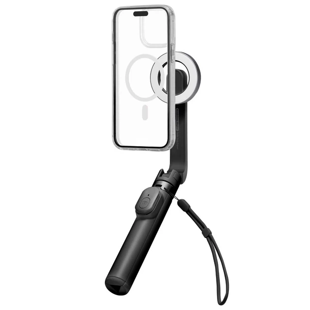 Универсальный штатив Spigen S571W Bluetooth Selfie Stick Tripod Black with MagSafe (AMP07656) - Фото 3 Универсальный штатив Spigen S571W Bluetooth Selfie Stick Tripod Black with MagSafe (AMP07656) - изображение 3