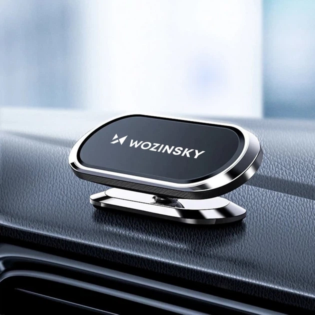 Автодержатель Wozinsky Adhesive Magnetic 360 Car Dashboard Silver (WMH-06) - Фото 2 Автодержатель Wozinsky Adhesive Magnetic 360 Car Dashboard Silver (WMH-06) - изображение 2