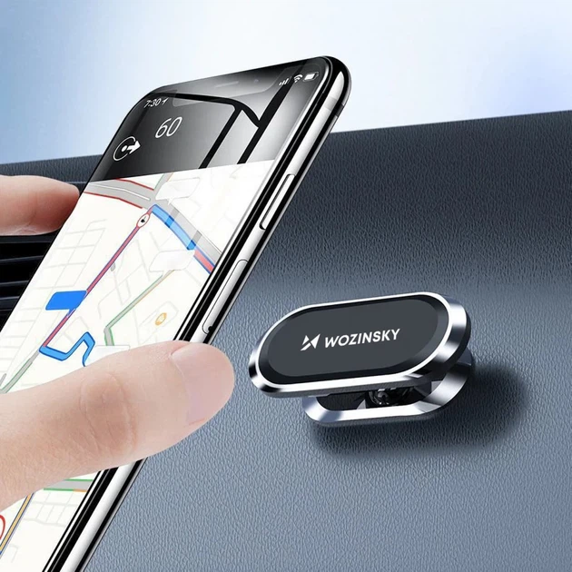 Автодержатель Wozinsky Adhesive Magnetic 360 Car Dashboard Silver (WMH-06) - Фото 6 Автодержатель Wozinsky Adhesive Magnetic 360 Car Dashboard Silver (WMH-06) - изображение 6