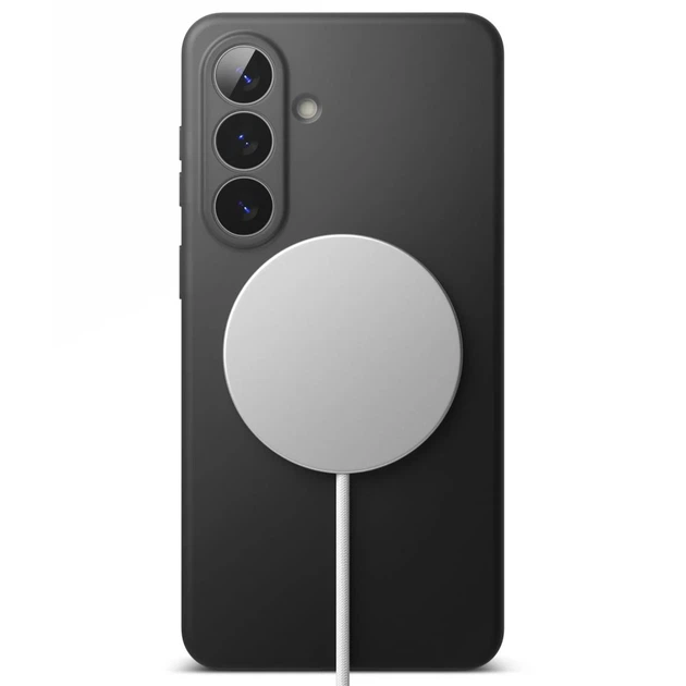 Чехол Ringke Silicone Magnetic для Samsung Galaxy S26 Black with MagSafe (8800328815674) - изображение 4