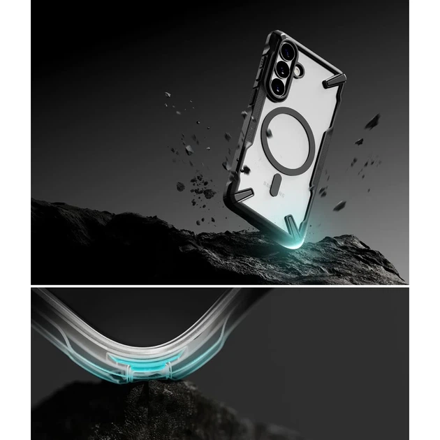 Чехол Ringke Fusion X Magnetic для Samsung Galaxy S26 Plus Black with MagSafe (8800328815186) - Фото 8 Чехол Ringke Fusion X Magnetic для Samsung Galaxy S26 Plus Black with MagSafe (8800328815186) - изображение 8