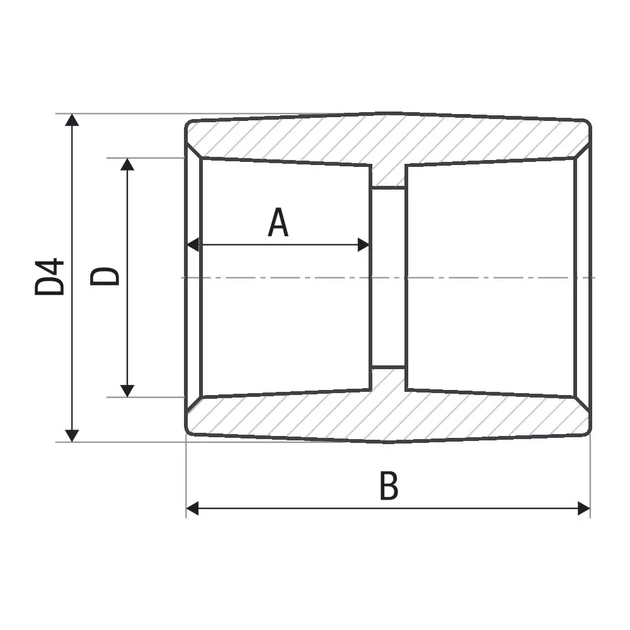 Муфта PP-r ITAL 75 x 75 мм - изображение 2