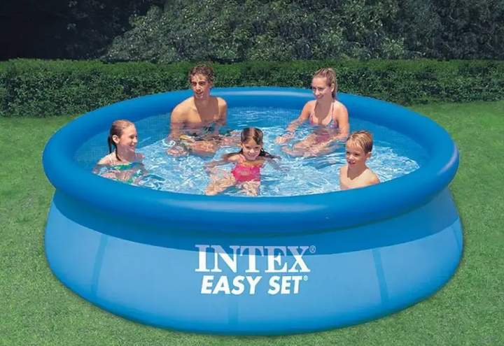 Надувний безкаркасний круглий басейн Intex 366 × 76 см, 5 621 л, з фільтр‑насосом - зображення 2