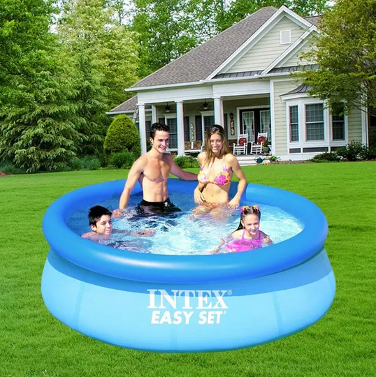 Надувний безкаркасний круглий басейн Intex 366 × 76 см, 5 621 л, з фільтр‑насосом - зображення 5