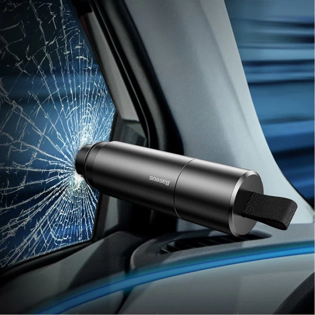Автоматичний молоток для розбиття скла Baseus Safety Hammer Dark Grey (CRSFH-0G) - зображення 8