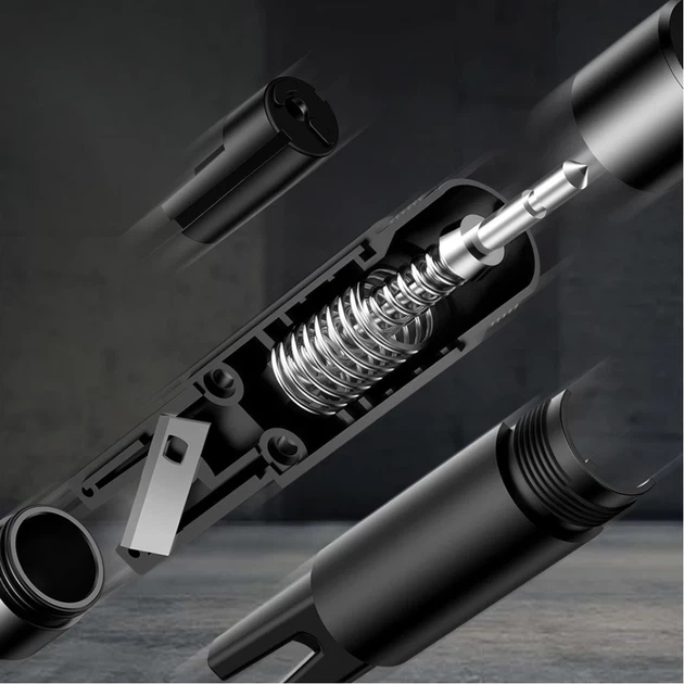 Автоматичний молоток для розбиття скла Baseus Safety Hammer Dark Grey (CRSFH-0G) - зображення 12