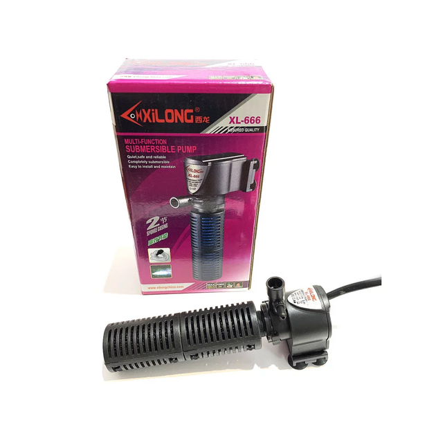 Внутренний фильтр для аквариума Xilong XL-666 (2 CUP) 3 Вт 300 л/час до 50 л - Фото 1 Внутренний фильтр для аквариума Xilong XL-666 (2 CUP) 3 Вт 300 л/час до 50 л - изображение 1