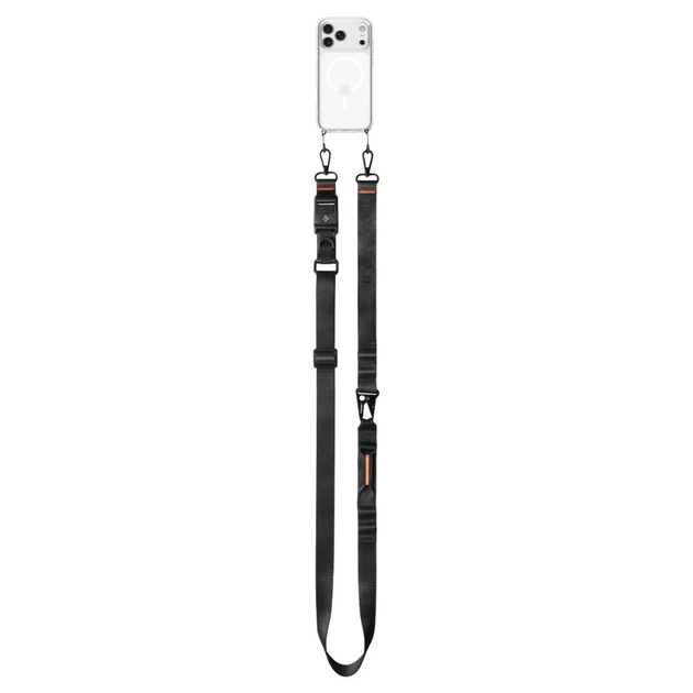 Remień Spigen DA30M Universal Lanyard Strap Crossbody Black (8800283317497) - obraz 2