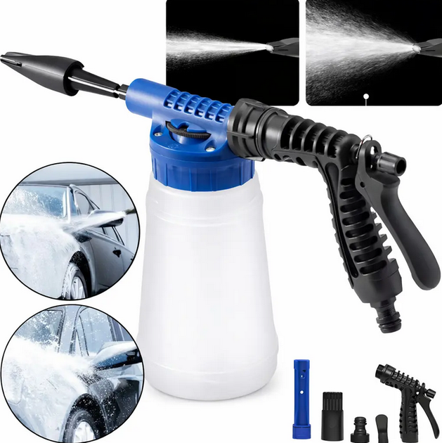 Распылитель Car Wash Rocket, для мойки авто 5 режимов, густая пенная струя - Фото 4 Распылитель Car Wash Rocket, для мойки авто 5 режимов, густая пенная струя - изображение 4