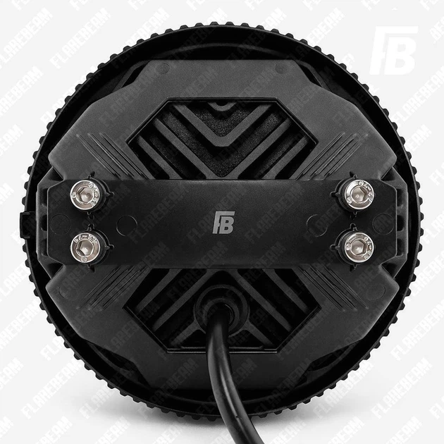 Фара FlareBeam HC головного світла світлодіодна (LED) c ДХО (помаранчевий) Ø5.75 дюйма (146 мм) 12 В чорна - зображення 5