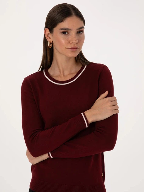 Джемпер женский Pierre Cardin G022SZ0TK-000-2337079(Vişne) L Вишневый (8683859308965) - Фото 5 Джемпер женский Pierre Cardin G022SZ0TK-000-2337079(Vişne) L Вишневый (8683859308965) - изображение 5