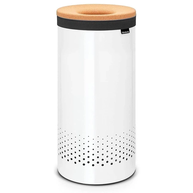 Бак для білизни з корковою кришкою Brabantia 35 л білий 104367 (00800246) - Фото 1 Бак для білизни з корковою кришкою Brabantia 35 л білий 104367 (00800246) - зображення 1