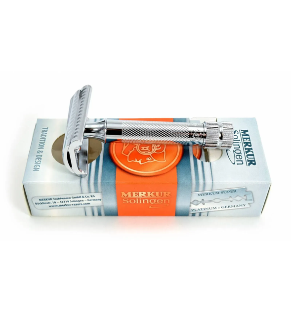 Бритва Т-подібна Merkur Safety Razor Slant 37C - Фото 4 Бритва Т-подібна Merkur Safety Razor Slant 37C - изображение 4